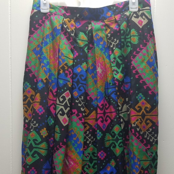 Vintage 80s,90s, Southwestern Navajo Skirt (14) western - Picture 11 of 15